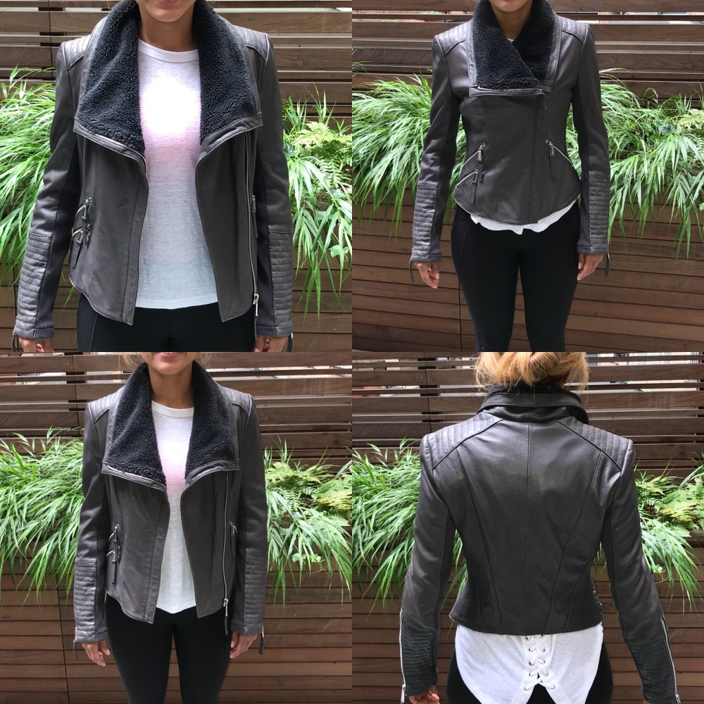❌🚫SOLD❌🚫BCBG eneration leather jacket